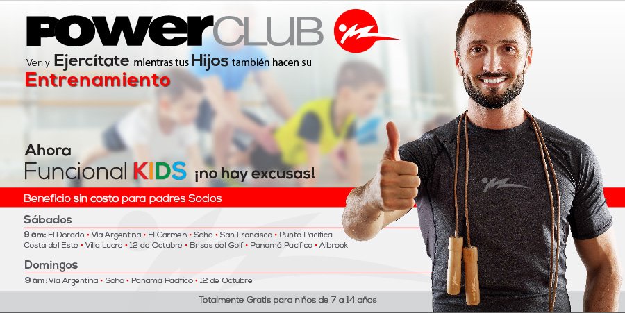PowerClubPANAMA's tweet photo. Tus Hijos entrenan GRATIS en @PowerClubPANAMA todos los #FinesDeSemana #FuncionalKids los #Sábados y #Domingos a las 9 am https://t.co/nhgkilpoWt
