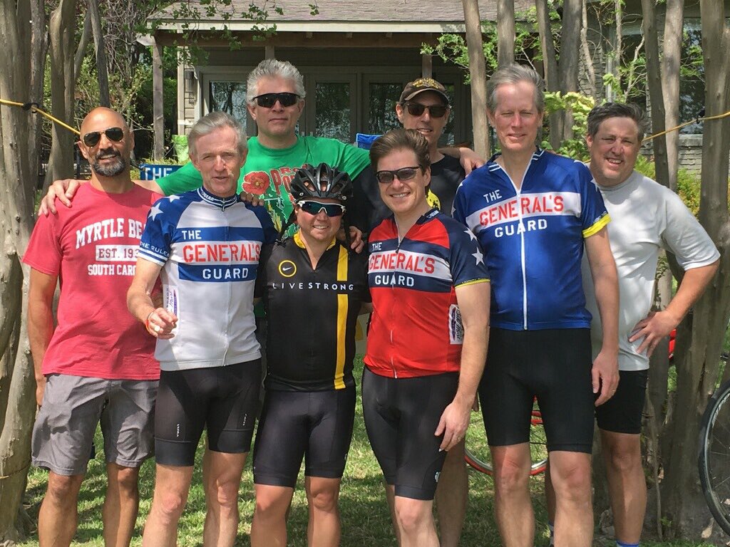 Thanks to <a href="/TheGeneralsG/">TheGeneralsGuard</a> for all the great work they do in support of <a href="/TeamLIVESTRONG/">TeamLIVESTRONG</a>  and <a href="/livestrong/">Livestrong</a>!