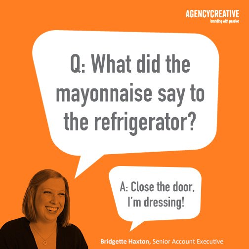 AgencyCreative's tweet image. #LaughAtWorkWeek #LOL #Mayo #NomNom #AgencyLife