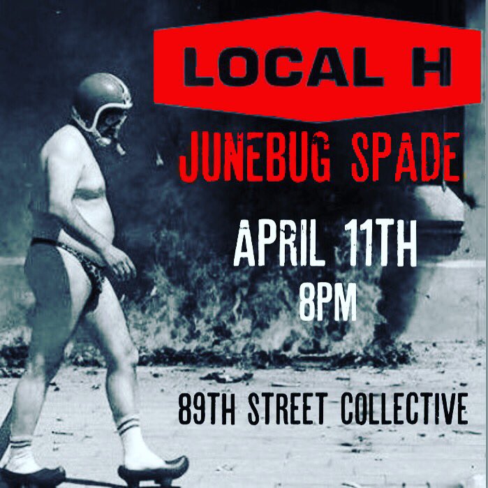 JUNEBUGSPADEOKC's tweet photo. Playing with @LocalH on TUESDAY @89thstreetokc!! #junebugspade #localh #copacetic https://t.co/Yf5JRvfRps