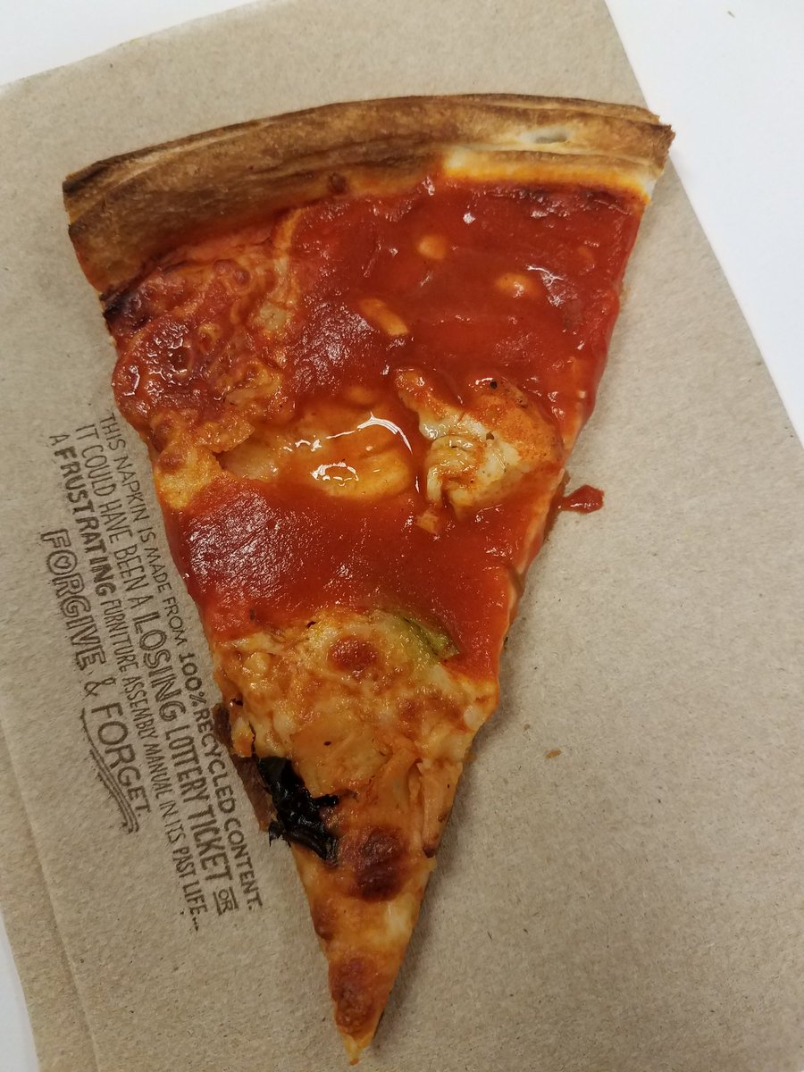 JenniVernon's tweet photo. Who would want to eat this pizza drenched in buffalo sauce?? @rapidfiredpizza #notagoodexperience #iknowalotofpeoplewhogohere #notanymore https://t.co/1AYozMEkYu
