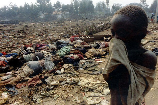 Unlock_History's tweet photo. #TodayInHistory, in 1994, Civil war would erupt in Rwanda. Hutu extremists murdered over half a million innocent civilians. https://t.co/vd5MiR8C9K