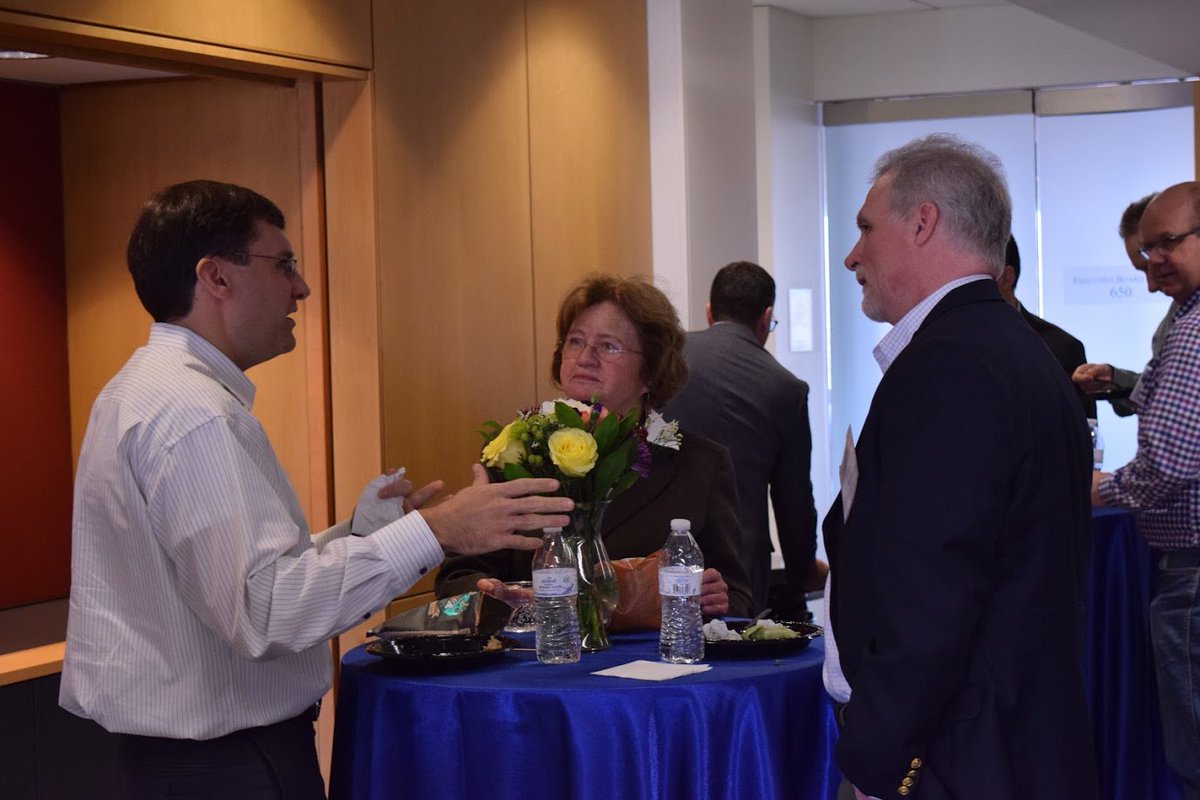Dr_AnnaLusardi's tweet photo. Our attendees continue to discuss research ideas during the breaks! #CBFinEd2017 https://t.co/iVulMY8UvO