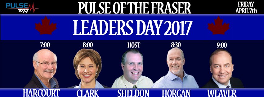 pulse1077's tweet photo. Missed #LeadersDay2017 this morning on #PulseofTheFraser? Here's our #audiovault of #interviews : https://t.co/NuyJcGPKzQ #BCpoli #Pulse1077 https://t.co/nM1iFtlLGI