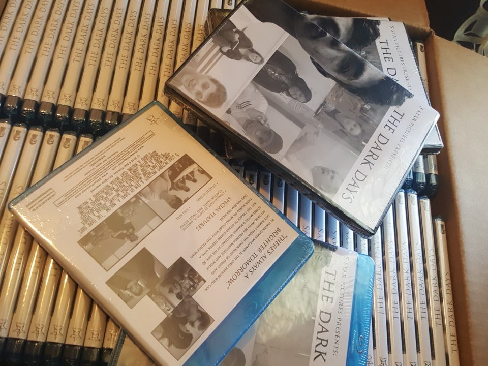 TheDarkDays1's tweet photo. The DVD's are here! Thank you to everyone for their patience,  they'll be shipping out soon!

#TDDFilm https://t.co/udpMgLkZf0