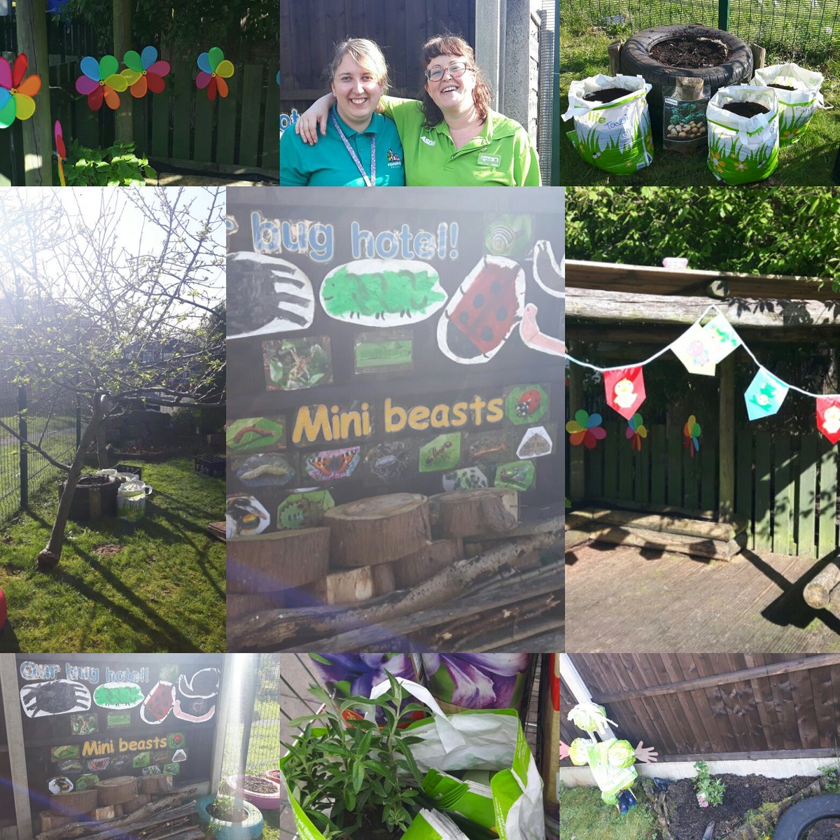 Asda_Bury's tweet photo. @AsdaCo mmunity  lovely day today overhauling the garden at Fisherfield ready for when the children get back from Easter Hols. #giveback https://t.co/pKLGRx3KV2