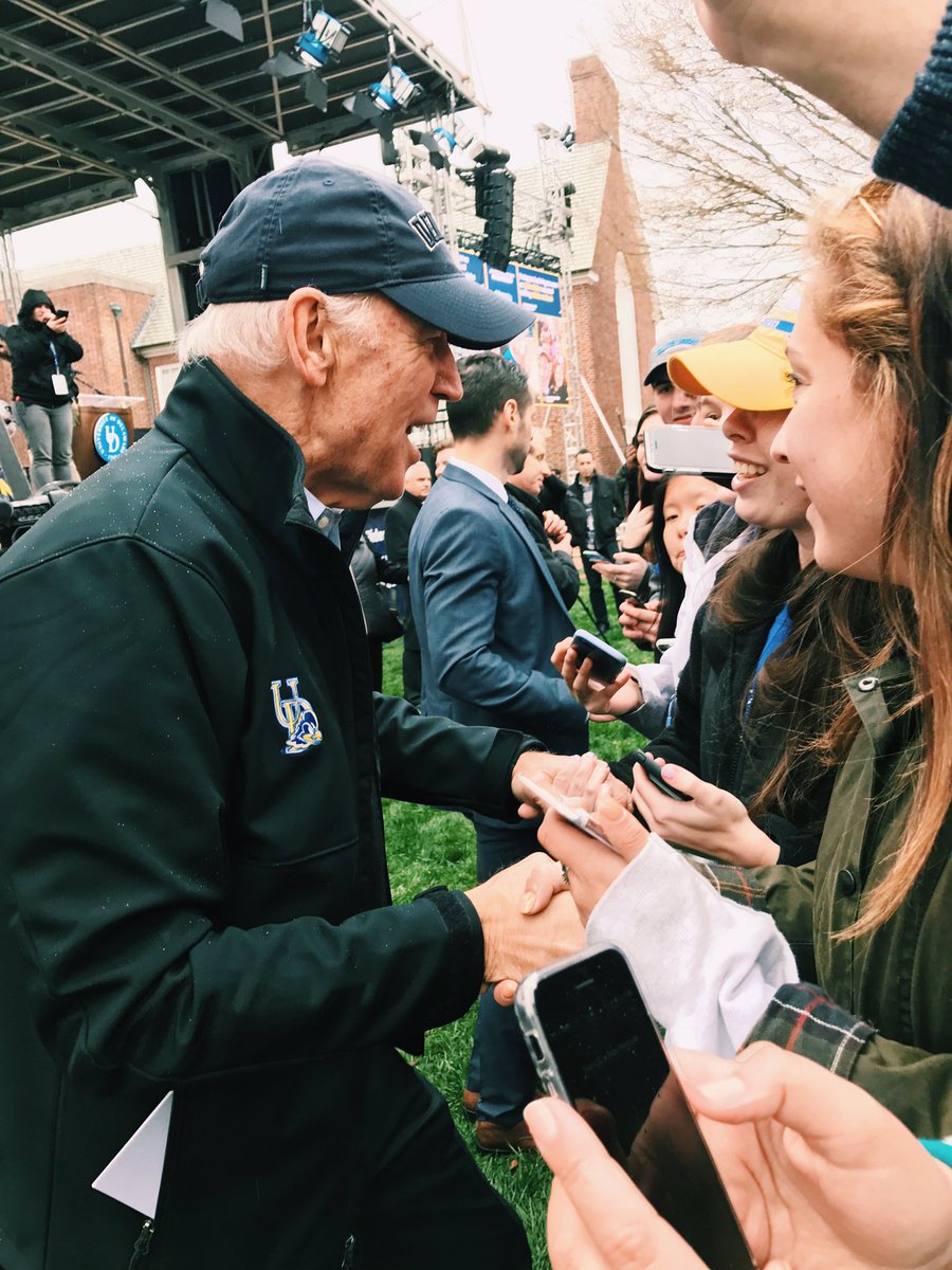 Biggest takeaway from today: start &amp; continue to be engaged. Thank you, Mr. Vice President <a href="/JoeBiden/">Joe Biden</a> ! It was truly an honor. #BidenIsBack