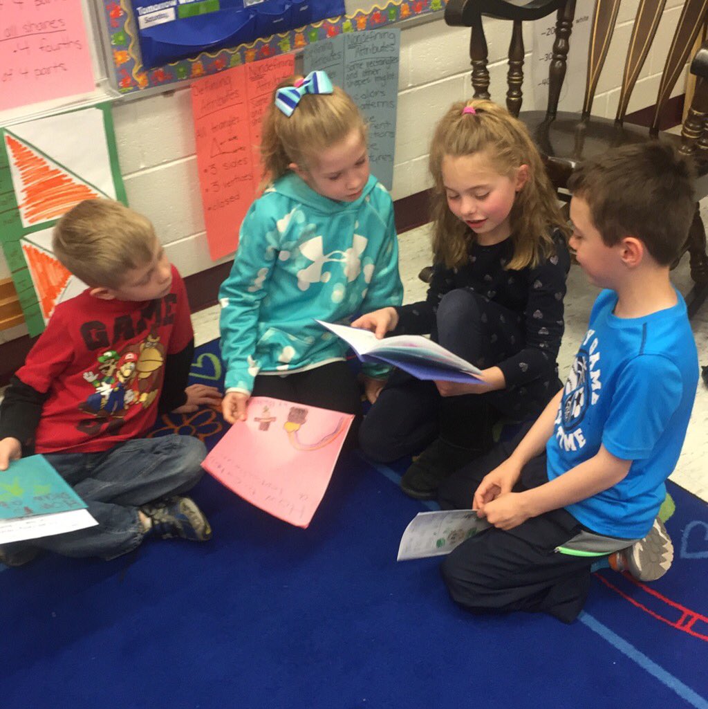 AlliRuth2388's tweet photo. First graders sharing their  published their How To writing pieces! #firstgrade @SASD_SalfordHil https://t.co/L8te4tpWbw