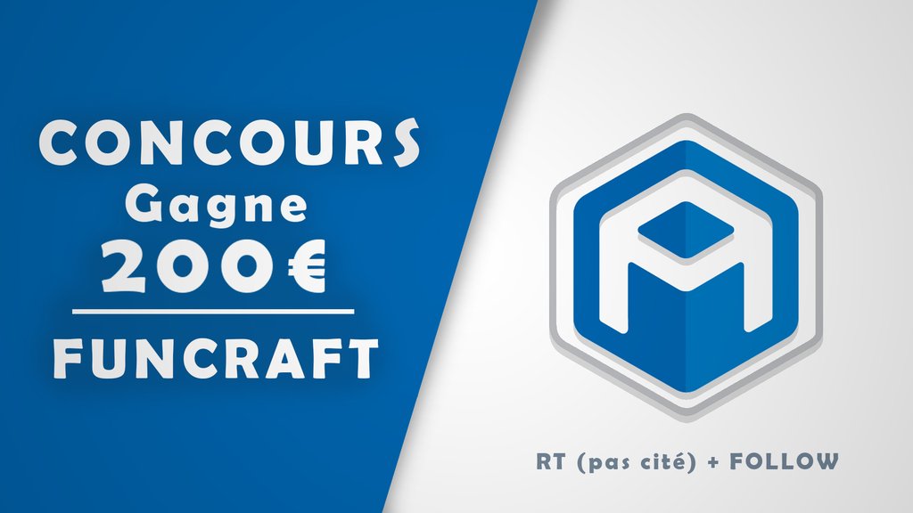Santiu_Ks's tweet image. #CONCOURS 🎁

Gagne 200 € sur funcraft.net !

RT &amp;amp; FOLLOW @SantiuConcours &amp;amp; @Ascentia_Fr 

Tirage  : 16/04 !