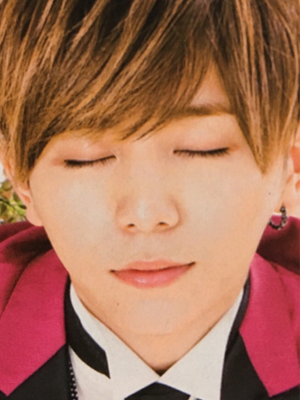 山田涼介 Twitterissa 画像にそれっぽい台詞を入れてrtされたら続行 お前からたまにはキスしたいの 可愛い 目つぶってるから早くキスしろよ