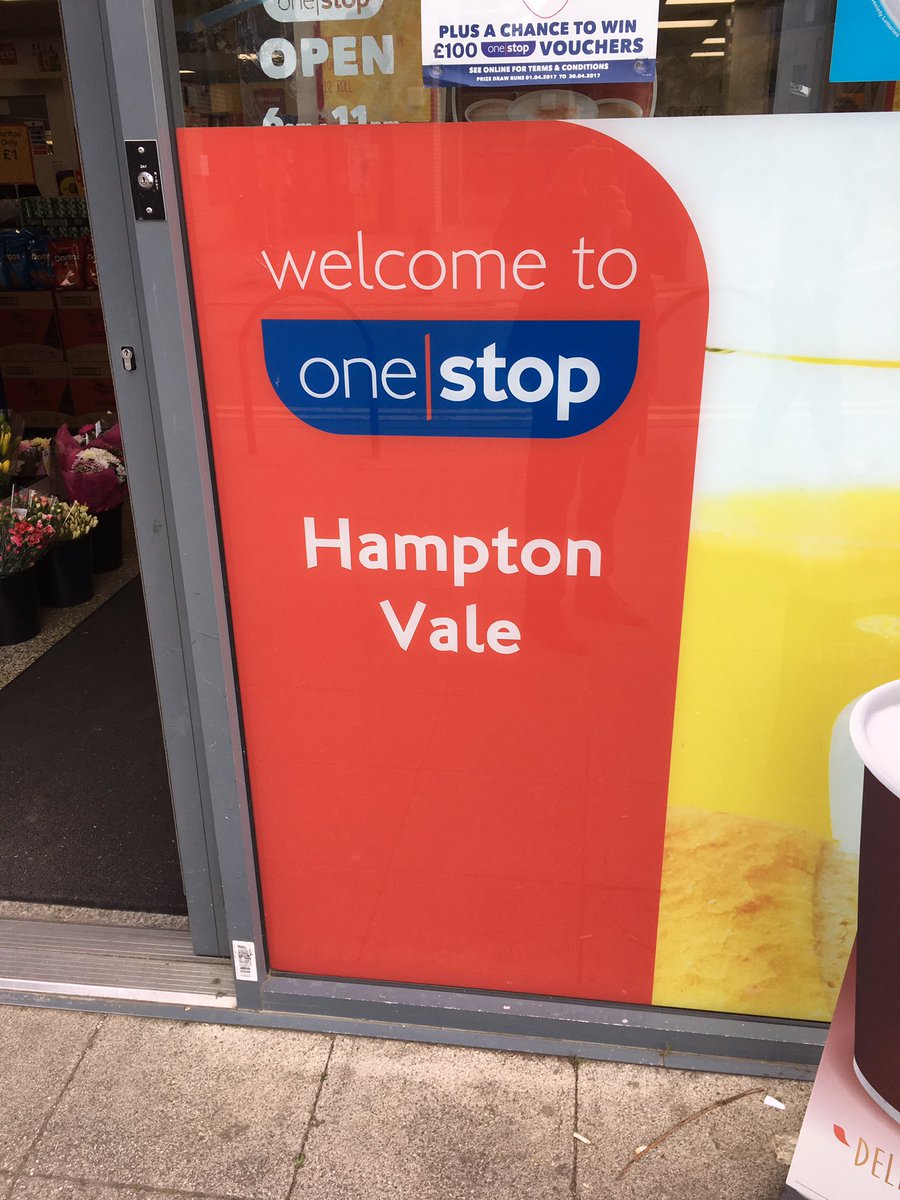 MarchHare6's tweet photo. Our Hampton Vale store looking great this morning #onestopstores #allin https://t.co/o72sJ0OA32