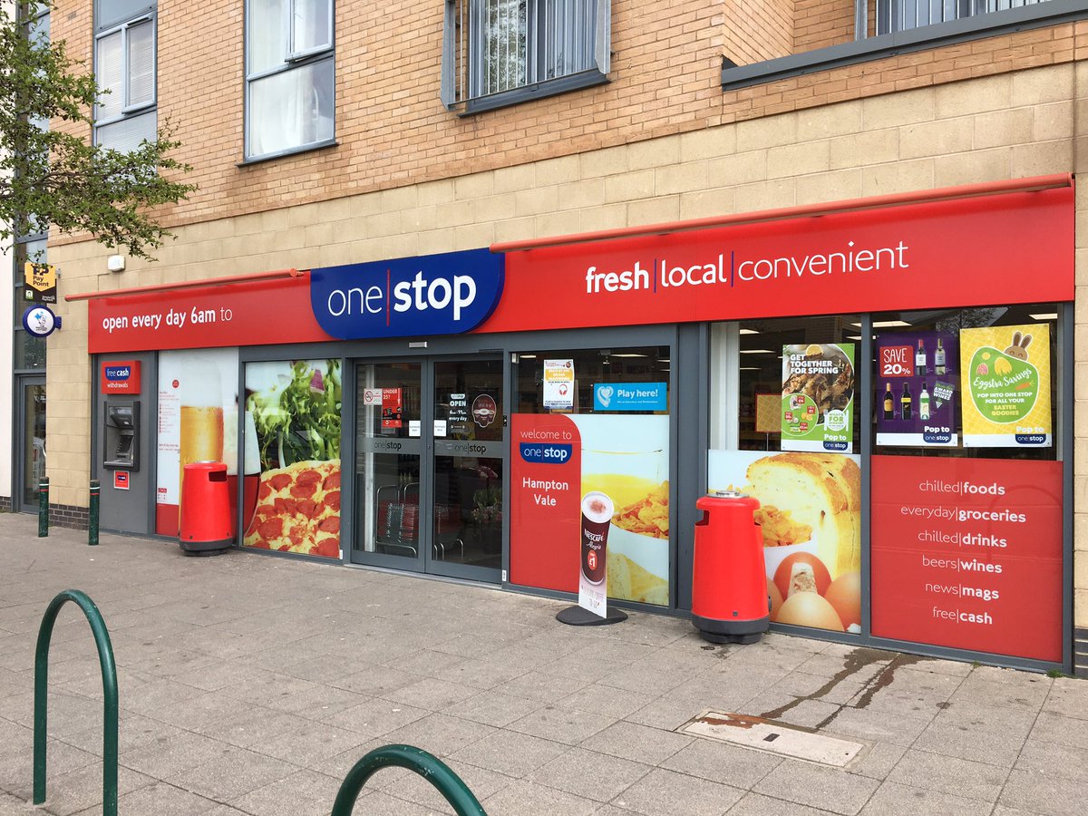 MarchHare6's tweet photo. Our Hampton Vale store looking great this morning #onestopstores #allin https://t.co/o72sJ0OA32