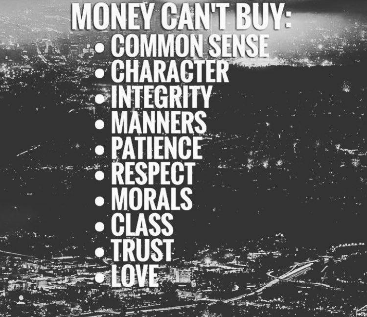 Money Can't Buy: