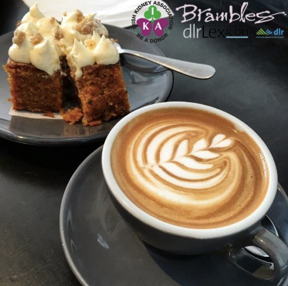 dlrLexIcon's tweet photo. @BramblesCafe are hosting a Coffee Morning in aid of @IrishKidneyAs this Sat, if you are in #DunLaoghaire #Donorweek2017 #DLEvent https://t.co/9olRilKAE7