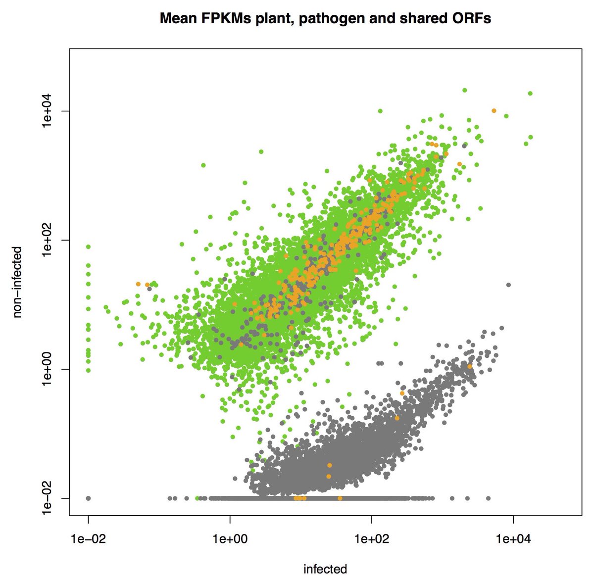KamounLab's tweet image. Separating host plant and pathogen ORFs without reference genomes #PlantPathogenomics #FieldPathogenomics #metatranscriptomics