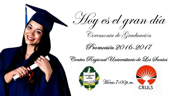 CRU_LOSSANTOS's tweet photo. ASISTE ESTA NOCHE AL SOLEMNE ACTO CON EL CUAL LA UP Y EL CRULS ENTREGARÁN A LA SOCIEDAD UNA NUEVA GENERACIÓN DE PROFESIONALES CERTIFICADOS . https://t.co/UKr43ksZsq