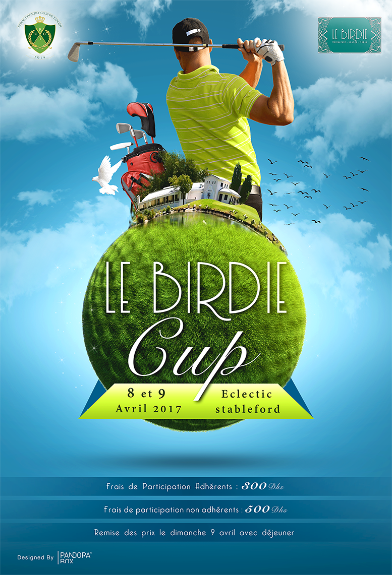 Si vous êtes un fan du #golf 🏌️⛳ , Rendez-vous ce weekend (8 &amp; 9 Avril) pour Le Birdie Cup' 🏆
Plus d'infos : 
📞0662-214666
#Twittoma #Tanger