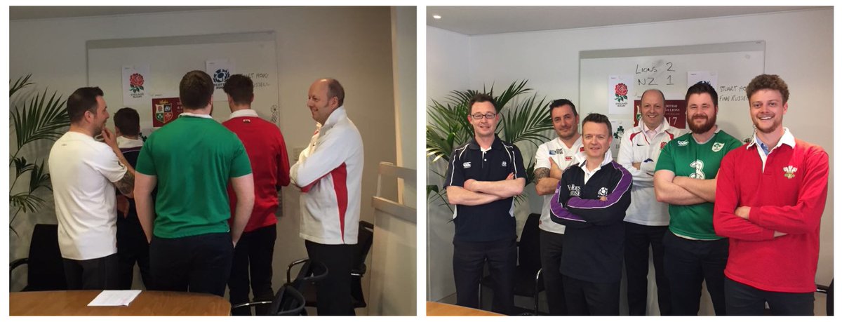 we_are_concert's tweet photo. Meet the @BruceshawLLP @lionsofficial team. The scores are being predicted &amp; our hosted events are being planned. #Watchthisspace #AllForOne https://t.co/M4IKpvnCKH