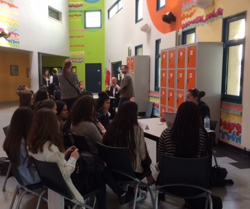 #HORIZON9 au Forum des métiers du #collège Nadaud #Wattrelos - des échanges #collégiens / professionnels pour rencontrer un futur métier !