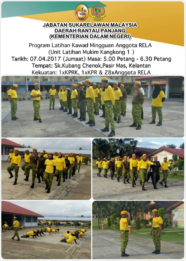 Latihan Kawad Mingguan Anggota RELA (Mukim Kangkong 1) di Sk.Kbg Chenok pd 07 Apr 2017 <a href="/KPrelamalaysia/">KP RELA</a> <a href="/PRNKELANTAN/">MD RAWI BIN  MOHAMAD</a> <a href="/PRDnajib_GM/">PRDnajib_IPRN_KEL</a> <a href="/asrulriza/">asrulriza</a>