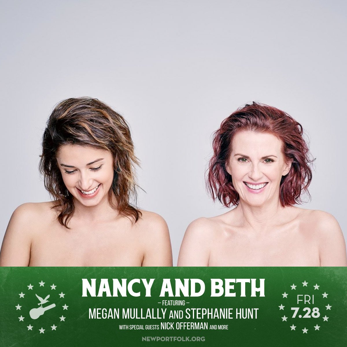 Please welcome <a href="/nancyandbeth/">Nancy And Beth</a> to our 2017 Friday lineup. 
@MeganOMullally <a href="/steph_o_nee/">stephanie hunt</a> <a href="/Nick_Offerman/">Nick Offerman</a>