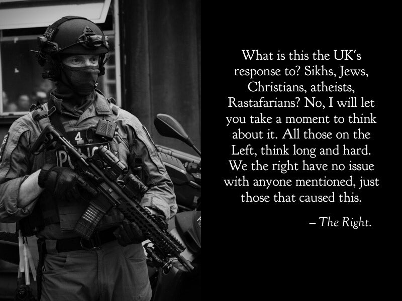 harrygofford's tweet photo. @decqed @MayorofLondon Explain to me how our police never changed until Islam. Been to Belgium? There are armoured tanks in the street, not seen since 1945. https://t.co/2qTnpnT6qE