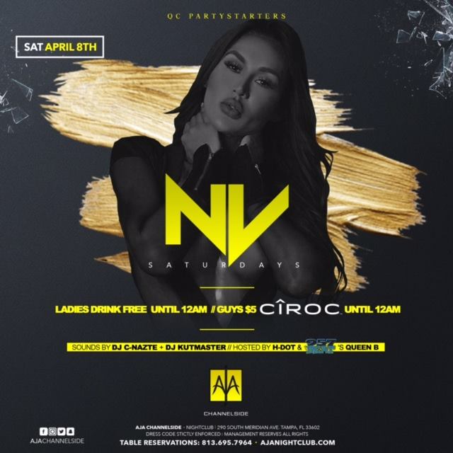 TheBeatTampa's tweet photo. What else can we say? Meet us up at #AJAChannelside tonight for #NVSaturdays! @AnjaliQueenB https://t.co/rIRXVEui0K https://t.co/YN864D2nzU