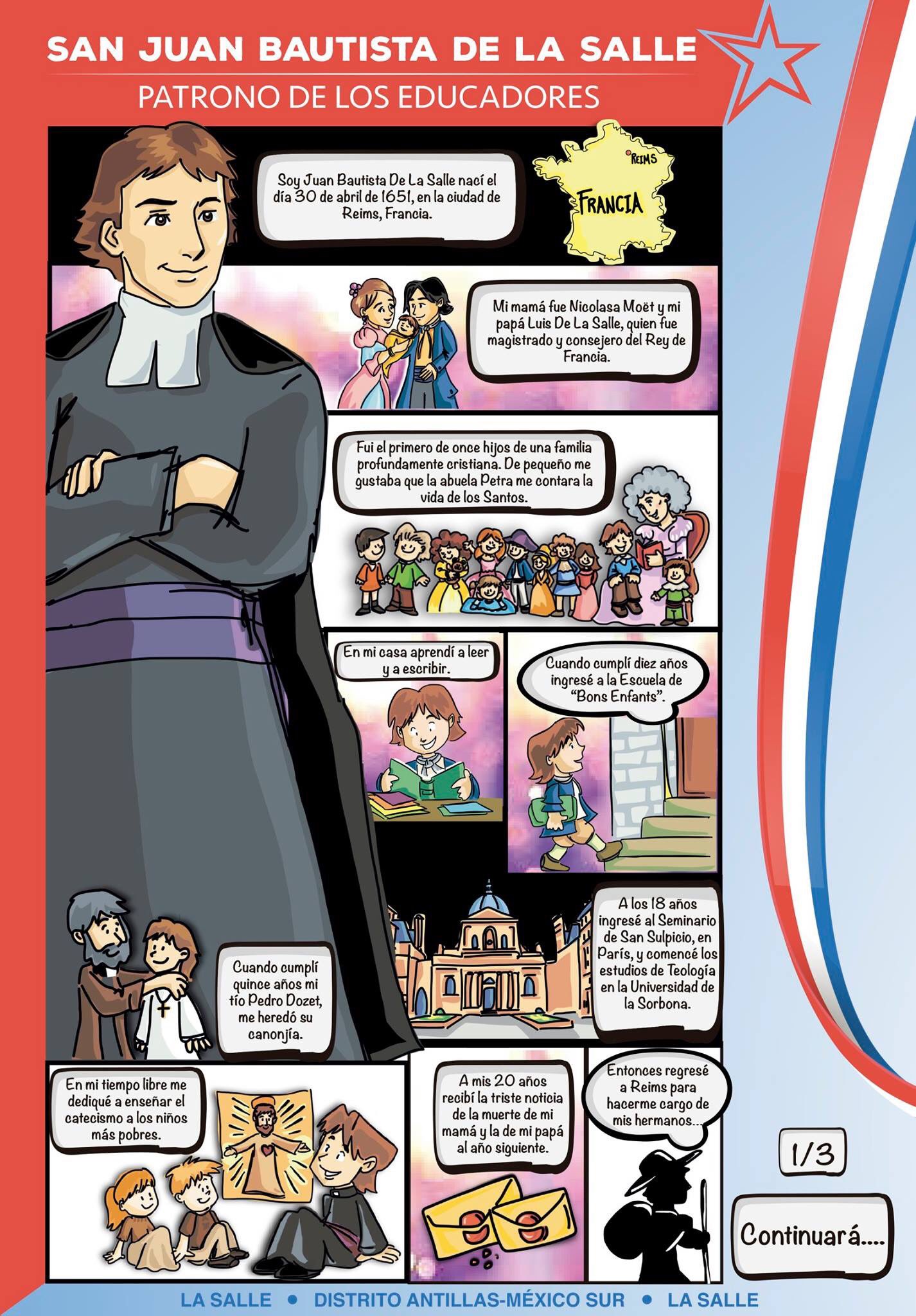 LasallistasMX on Twitter: "#HistorietaLaSalle Conoce la vida de nuestro fundador San Juan ...