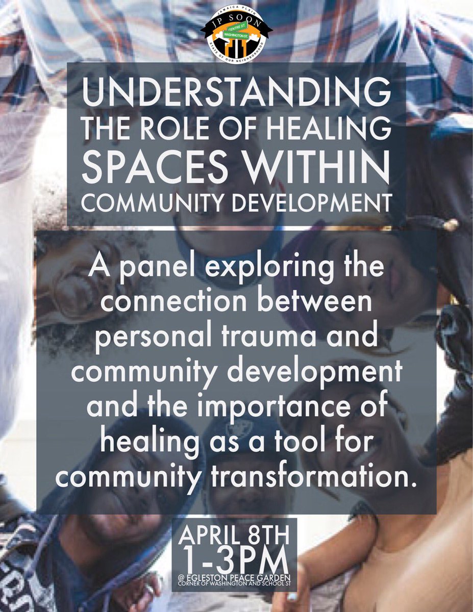 Join us this Saturday at the Egleston Peace Garden in #Roxbury #healing #communitydevelopment #jpsoon #jpndc