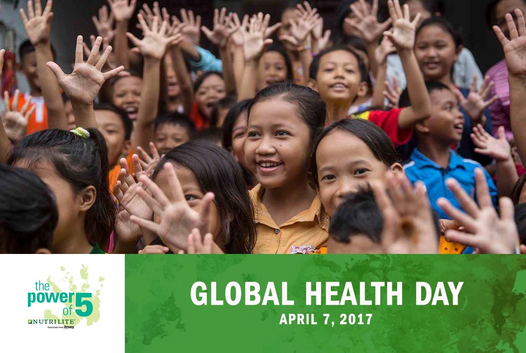 #GlobalHealthDay: Amway promises to change lives of 500K children in 20 countries by 2019 via #Nutrilite #Powerof5 oak.ctx.ly/r/5k019