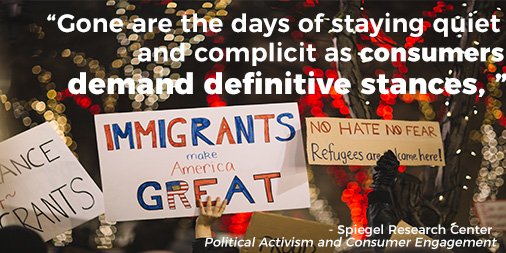 SpiegelResearch's tweet photo. With the current socio-political landscape of the United States, how do brands #engage with consumers? https://t.co/J5Js6VD7Oa https://t.co/7Lp3qevo0t