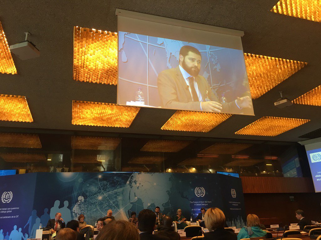 PennelDenis's tweet photo. Regulation cannot be the only way to tackle new work challenges: Experimentation, social dialogue, soft law #ILOFoW https://t.co/oWZxMqP1vc