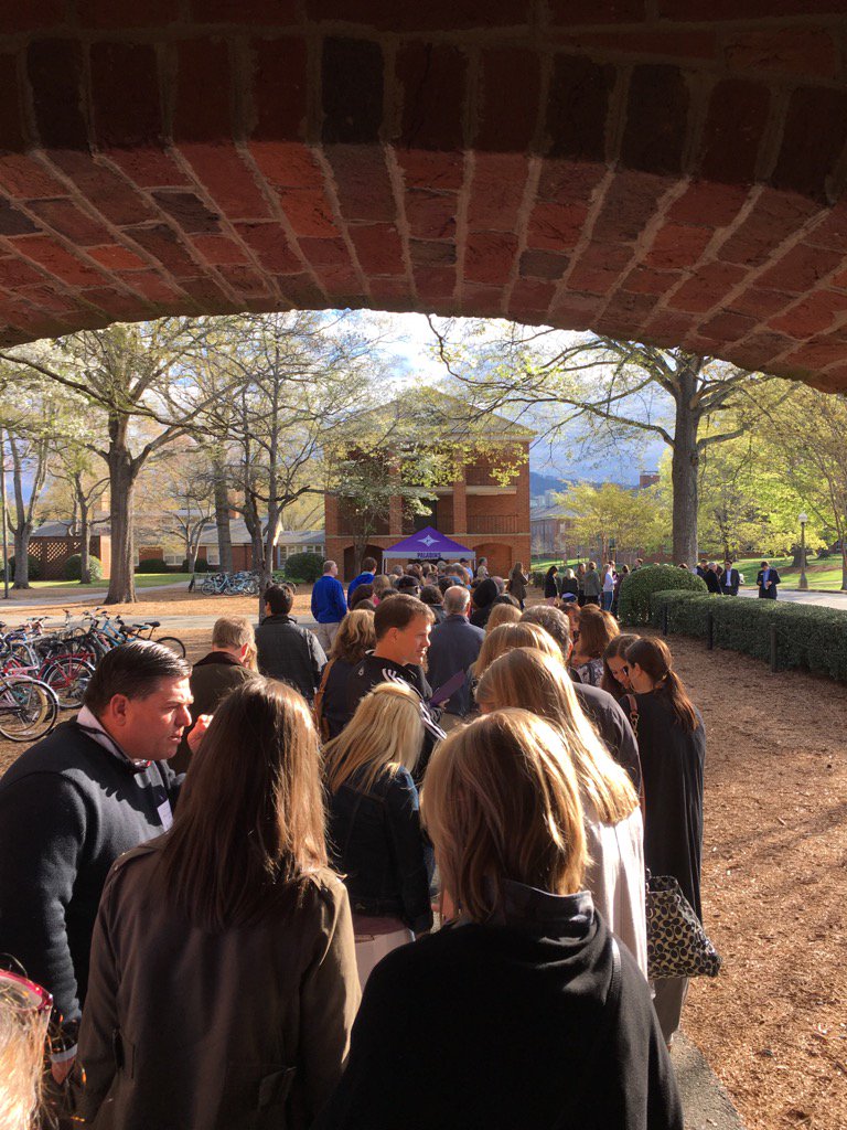 StansburyCFRE's tweet photo. Spending day on beautiful campus @FurmanPaladins complete w/dogwoods& purple tulips! #FurmanForward https://t.co/5jiUN4nABK