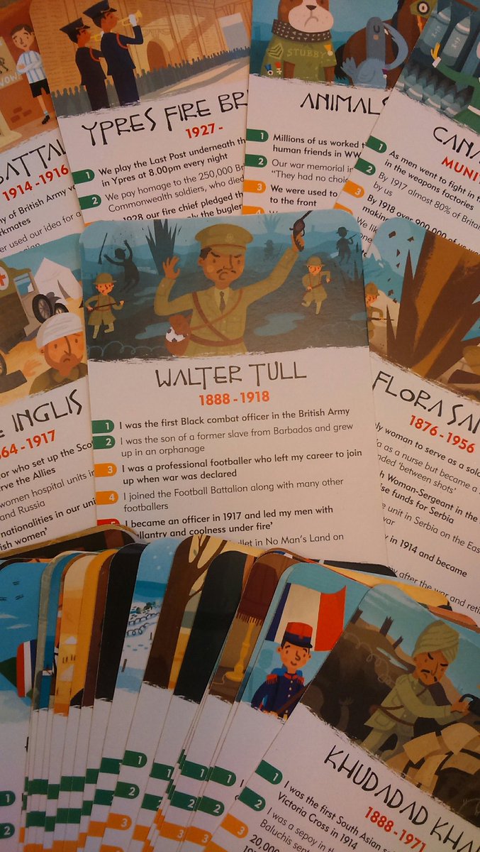 WTHLP's tweet photo. Great to see Walter Tull has a card in the WW1 pack @Historyheroesuk series! @HistoryHeroes @Blackpoppyrose @BlackBritHist @UKBlackHistory https://t.co/VLVghmaJmn