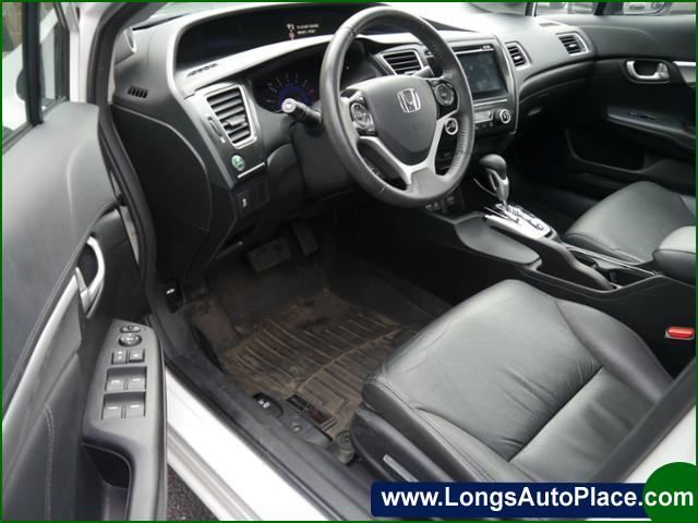 2014 Honda Civic EX-L Available: Bluetooth> Heated Seats> Driver Interface> Leather Interior> USB/Audio Jack> 35 MPG> WeatherTech> 1 Owner!