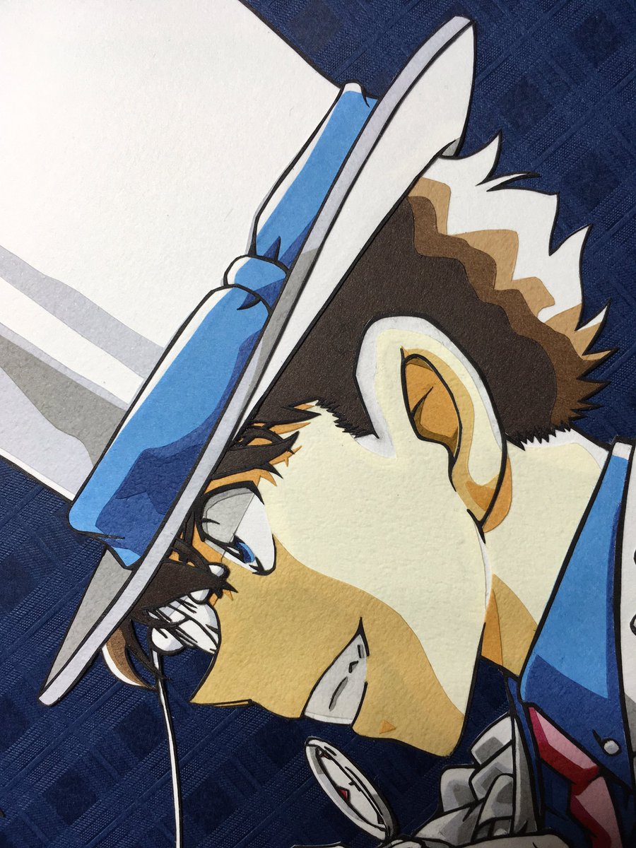 でんでん 切り絵 やっと完成 アニメの絵じゃなくて原作の絵だから色付けめっちゃ苦労した あと チェック柄の画用紙を一目惚れして買ったけど 結構いい感じになってよかった 切り絵 名探偵コナン でんでん 切り絵 やっと完成 アニメの絵じゃなくて原作の絵だから色付けめっちゃ苦労した あと チェック柄の画用紙を一目惚れして買ったけど 結構いい感じになってよかった 切り絵 名探偵コナン