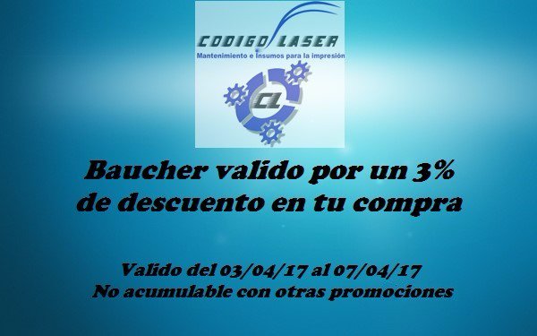 codigo_laser's tweet image. Hoy viernes es el último día!!
Un descuento súper especial y con entrega gratuita en CABA y GBA

codigolaser.com.ar/web/2017/04/03…