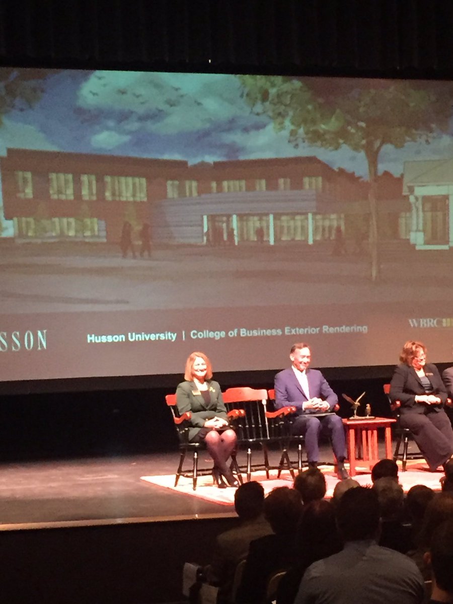 newcomb_shawna's tweet photo. Money will go toward new college of business building. "We need space for growth," says University President, Robert Clark. https://t.co/rVPh5YcqTe