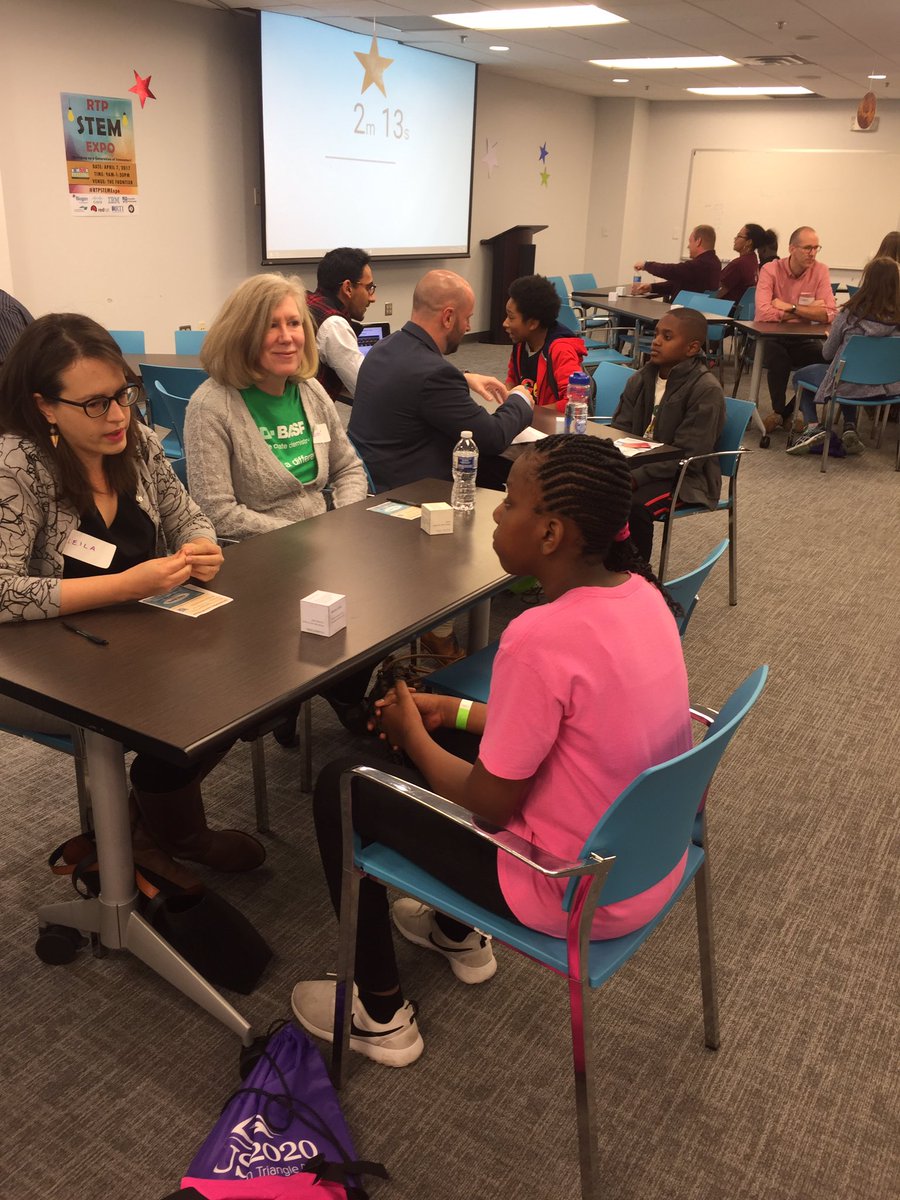 BridgetMSB247's tweet photo. Speed Mentoring to learn more about  STEM opportunities. #RTPSTEMExpo  @BuggMagnet #buggisonthemove https://t.co/v7sVrZmgsd