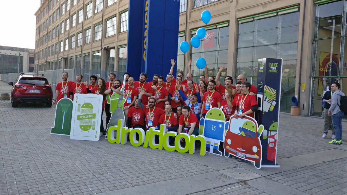 melovispitta's tweet photo. Awesome company @synesthesiait 😂 #droidconit https://t.co/RArppLAeGz