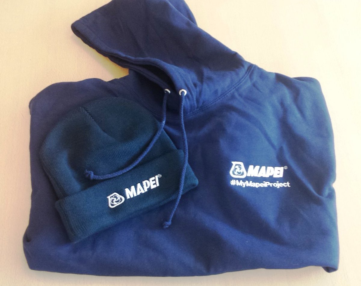 (1/2) #FridayFun time guys. Simply RT to be entered into a draw to win a #Mapei beanie &amp; #MyMapeiProject hoody...
