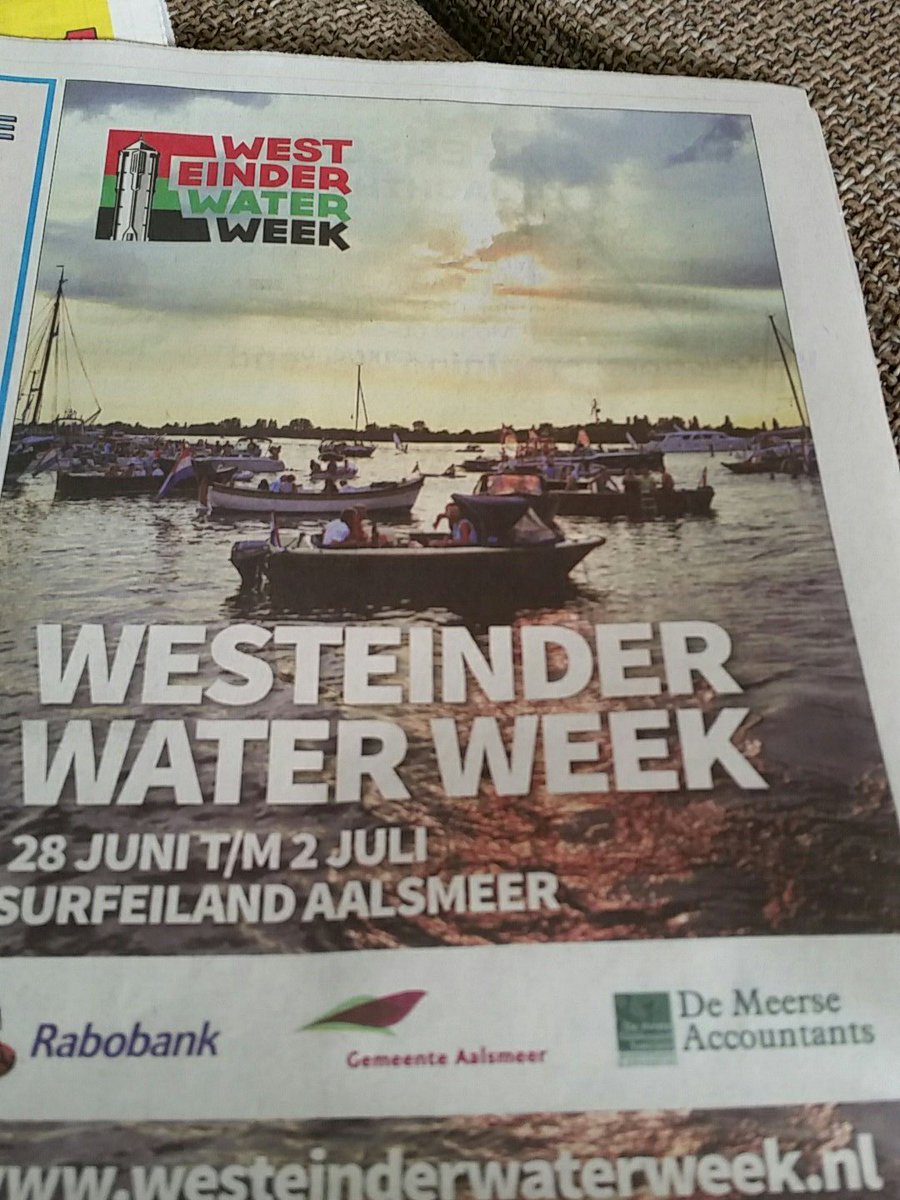 Hè waarom sponsort <a href="/Aalsmeer_NL/">Gemeente Aalsmeer</a>  wel #westeinderwaterweek en geen #pramenrace en #plaspopAalsmeer. Kan iemand dat uitleggen?  #speerpunt?