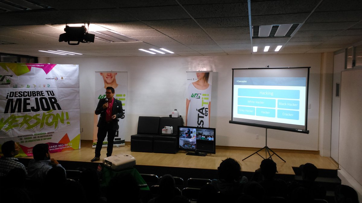 ragarciaUTC's tweet photo. Alejandro Vargas Hacking Ético https://t.co/nbRhbbqIf0 #UTCEstáEnTi #TICUTC #ArqSoftwareUTC https://t.co/yufk2x9wdC