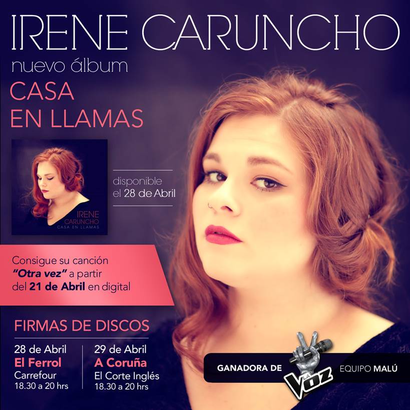 Irene Caruncho (La Voz) >> Álbum debut "Casa en Llamas" - Página 3 C80TKAOXYAIlBSB