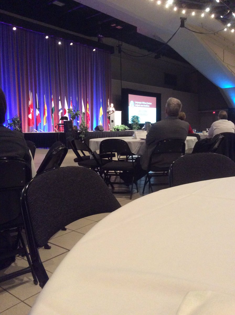 kc_melia's tweet photo. Starting the day with a keynote from Alexandre Trudeau!#LWB2017LSF @MATF_AMPF https://t.co/jtGYoKIFvT