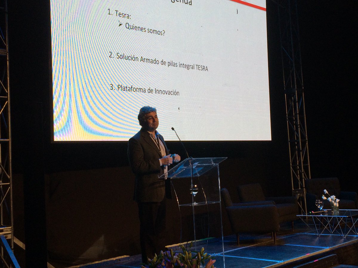 fundacionchile's tweet photo. En #CescoWeek2017 presenta #TESRA: empresa de base tecnológica que entrega servicios de ingeniería para el sector minero y ferroviario. https://t.co/uEItTBj1x9