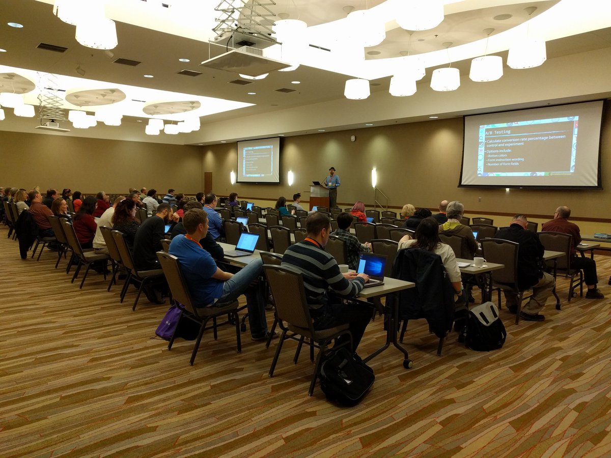 jedwillard's tweet photo. .@malekontheweb schooling us on "why nobody fills out my forms" at #uofiwebcon https://t.co/n2Lokbut3R