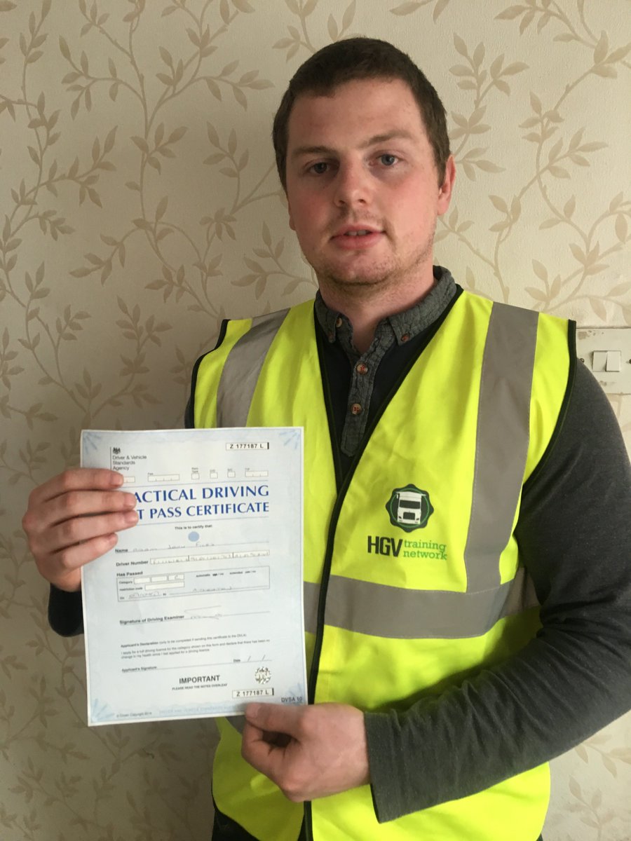 HGV_Network's tweet photo. #Congratulations to Adam for passing his #catC #HGV test with us today. A really Great #trainee and a Great Guy. #firsttimepasser https://t.co/3dzTY6anpv