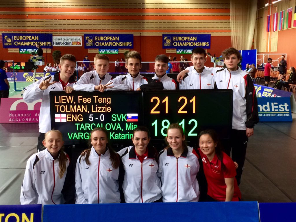Victory..... Team England was a solid 5-0 start to the team event against Slovakia. Well done all who played and loud supporters too #euros