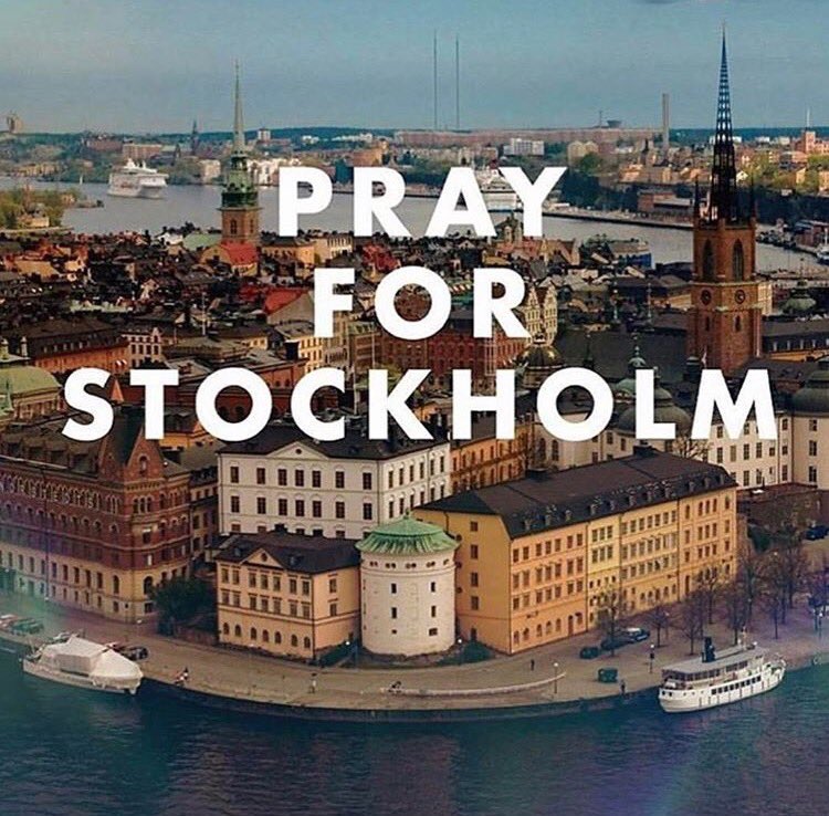 Znalezione obrazy dla zapytania #PrayForStockholm